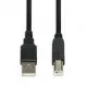 USB A to USB B Cable Ibox IKU2D Black 3 m