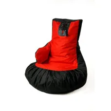 Puff GO GIFT Negro Rojo Oxford Guante de boxeo