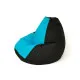 Pouffe GO GIFT Blue Black 140 x 100 cm Pear
