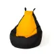 Puff GO GIFT Amarillo Negro Oxford 105 x 80 cm