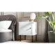 Nightstand Cama Meble PALAZZO 400030 White Black