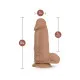 Dildo Blush Au Naturel Marrón Ø 7,4 cm