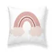 Funda de cojín Kids&Cotton Lavi A Rosa 50 x 50 cm Arcoíris