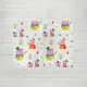 Place mat Kids&Cotton Time Backing Multicolour 45 x 35 cm 2 Units