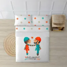 Bedding set Decolores Scarf Multicolour 160 x 270 cm