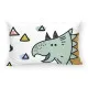 Funda de cojín Kids&Cotton Italo C Blanco 30 x 50 cm