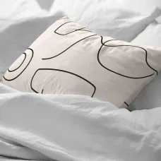 Funda de almohada Decolores Liso Burdeos 45 x 125 cm