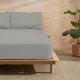 Fitted bottom sheet Decolores Liso Steel 200 x 200 cm Smooth