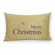 Funda de cojín Harry Potter Merry Christmas Dorado 30 x 50 cm