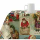 Stain-proof resined tablecloth Belum Vintage Christmas 200 x 140 cm