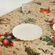 Stain-proof resined tablecloth Belum Christmas Sheet Music 140 x 140 cm