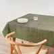 Tablecloth Belum Liso Green 155 x 155 cm