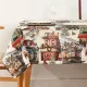 Mantel resinado antimanchas Belum Christmas City Multicolor 150 x 150 cm