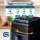 Freidora de Aire Grunkel Light Fryer 1400 W 6 L Negro