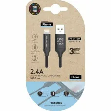 Cable Lightning Tech One Tech TEC2002 Negro