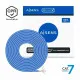 FTP Category 7 Rigid Network Cable Aisens AWG23 Blue 100 m
