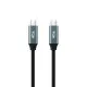 USB-C Cable NANOCABLE 10.01.4301-L150 Black 1,5 m 4K Ultra HD (1 Unit)