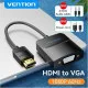 HDMI to VGA Adapter Vention 42154 Black 15 cm