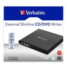 Grabadora Externa Verbatim Slimline CD/DVD 24x