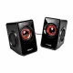 Altavoces Gaming Mars Gaming MS1 Negro Rojo/Negro 10 W