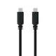 Cable USB-C NANOCABLE USB 2.0, 2m Negro 2 m
