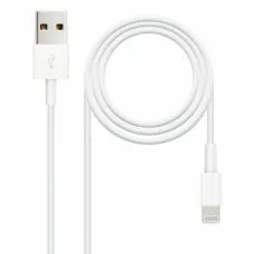 Cable Lightning NANOCABLE 10.10.0402 (1 m) Blanco 2 m (1 unidad)