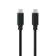 USB-C Cable NANOCABLE 10.01.4100 Black 50 cm (1 Unit)
