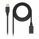 Cable USB 3.0 A a USB A NANOCABLE 10.01.0902BK 2 m Negro