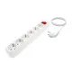 Regleta Enchufes 6 Tomas con Interruptor Aisens A154-0535 Blanco 1,4 m