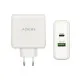 USB Wall Charger Aisens ASCH-2PD45A-W White 57 W USB-C (1 Unit)