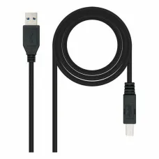 Cable USB NANOCABLE 10.01.0802-BK Negro