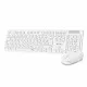 Keyboard and Wireless Mouse Subblim SUBKBC-CSSW11 White Spanish Qwerty