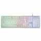 Pack Gaming Mars Gaming MCPXWES Blanco Qwerty Español QWERTY LED RGB