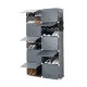 Portable Modular Shoe Cabinet InnovaGoods Grey