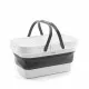 Folding Picnic Basket with Lid-Table InnovaGoods FOLDABLE CAMPING BASKET Plastic (Refurbished B)