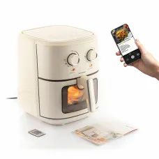 Freidora de Aire InnovaGoods   Crema 1700 W 6,5 L Acero Inoxidable (Reacondicionado B)