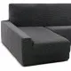 Left long arm chaise longue cover Sofaskins Dark grey (Refurbished A)