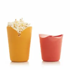 Palomiteras de Silicona Plegables InnovaGoods COLLAPSIBLE POPCORN BOWL Metal Silicona (Reacondicionado A)