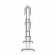 Tendedero Plegable Vertical con Ruedas Folver InnovaGoods   24 Barras Metal (Reacondicionado B)