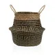 Decorative basket Versa Black Circular