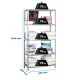 SimonRack Metal Shelving Unit: 1800x800x300 mm, 5 Metal Shelves, 75 kg per shelf, with screws