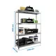 SimonRack Metal Shelving Unit: 2000x2100x450 mm, 4 Metal Shelves, 500 kg per shelf, without screws