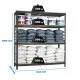 SimonRack Metal Shelving Unit: 2000x2100x600 mm, 4 Wooden Shelves, 500 kg per shelf, without screws