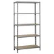 Estantería Metálica SimonRack: 1800x900x500 mm, 5 Baldas de madera, 150 kg por balda, sin tornillos