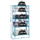 SimonRack Metal Shelving Unit: 1800x800x300 mm, 5 Wooden Shelves, 150 kg per shelf, without screws