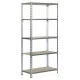 Estantería Metálica SimonRack: 1800x800x300 mm, 5 Baldas de madera, 150 kg por balda, sin tornillos