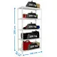 SimonRack Metal Shelving Unit: 2000x1200x500 mm, 5 Metal Shelves, 200 kg per shelf, without screws