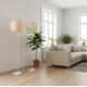 Floor Lamp DKD Home Decor 38 x 38 x 154 cm Pink Metal Green 220 V 50 W (2 Units)