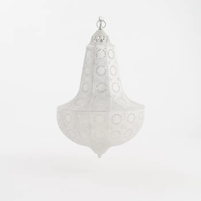 Ceiling Light DKD Home Decor Metal White